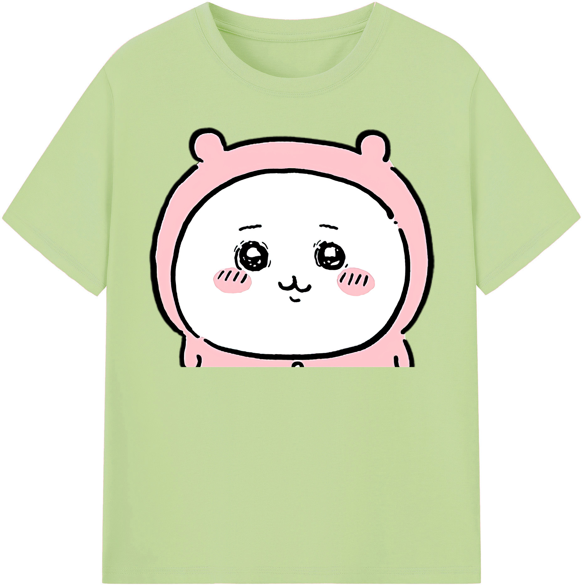 （画像用） ちいかわ ちいかわ Chii-kawa chiikawa 綿100％半袖Tシャツ（フロントプリント）